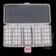 Transparent Empty case 190*95mm (With 25 Pcs Small Box) Nail Art Tip Glitter Boxes Storage Nail