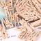 35/45mm Natural Wooden Clothes Pegs Clothes Clips Wood Clamp DIY Photo Paper Peg Clothespin Craft