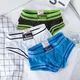 3pcs/lot men's underwear mens sexy mesh underwear boxer shorts head personality trend sports mesh