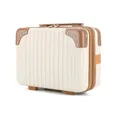 Beige Waterproof Explosion-proof Lady Travel Suitcase Women's Makeup Bag Size:30-15-20cm