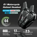 1/2Pcs Bluetooth Motorcycle Helmet Intercom Headset For 2 Rider 1000M Intercomunicador Moto