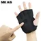 Breathable Fitness Gloves Silicone Palm Hollow Back Gym Gloves Anti Skid Weightlifting Palm Workout