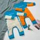 Baby Clothes 2022 New Baby Crawling Clothes Baby Mopping Crawling Clothes Dark Button English