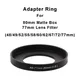 For 80mm Matte Box or 77mm filters Matte Box Adapter Ring Filter Step Up Ring 80mm O.D