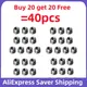 40pcs 1/4 Inch To 3/8 Inch Convert Screws Standard Adapter Universal Camera Adapter Screw Tripod