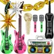 16inch Gold Chain Foil Balloons Inflatable Radio Boombox Mobile Phone 80s 90s Party Decors Retro Hip