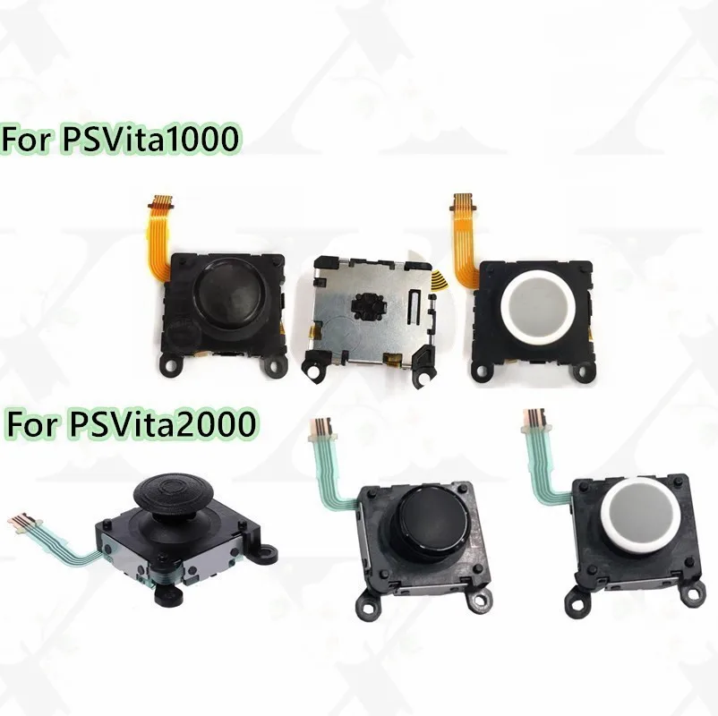 Original Black White 3D Analog Joystick Rocker For For PS VITA 1000 PSV1000 Controller Joystick Button For PS Vita 2000 PSV2000