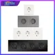 Bingoelec EU Russia standard Double Triple Electrical Sockets 16A 1/2/3/4 Outputs Power socket PC