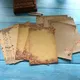 Kraft Brown Letter Paper 16sheets Vintage Flower Design Letterhead Letter Writing Paper Letter Pad