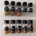 100ML Seasoning Shaker Bottles Plastic Spices Condiment Jars Kitchen Salt and Pepper Shaker Spices