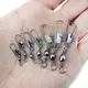 100pcs/box 6 Size Swivel Fishing Connector Snap Pin Rolling Fishing Lure Tackle Alloy Fishing Gear