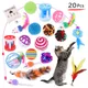 DualPet Kitten Toys Variety Cat Toy Combination Set Cat Toy Funny Cat Stick Sisal Mouse Bell Ball