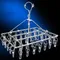 Stainless Steel Windproof Clothespin Laundry Hanger Clothesline Sock Towel Bra Drying Rack Clothes