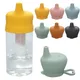 Food Grade Silicone Baby Feeding Mug Lid Fashion Infant Drinkware Sippy Cups For Toddlers & Kids