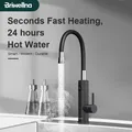 Briwellna Electric Water Heater 220V 2 in 1 Kitchen Faucet Tankless Water Heater Tap With Universal