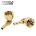 Elbow Brass Barbed Fitting 8~16mm Hose Barb x 1/4" 3/8" 1/2" Female Thread Coupler Connector Adapter