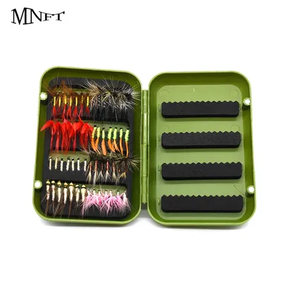 Fly Fishing Flies Kit, 40-56Pcs Handmade Fly Fishing Gear With Dry/Wet Flies, Streamers, Fly