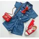 Summer Toddler kids Baby Girl Denim Romper Short Jumpsuit Causal Girls Clothes Romper Playsuit