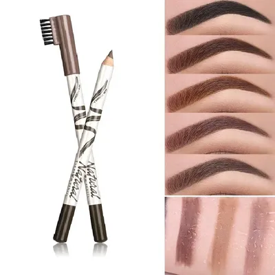 Makeup Eyebrow Pencil Waterproof Eyebrow Tattoo 5 Colors Enhancer Tint Pen Long Lasting Imitation