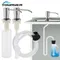 Kitchen Sink Liquid Soap Dispenser Pump Stainless Steel 500ML Liquid Soap Bottle Sink Mount Hand