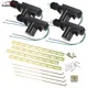 4Pcs 12V 2 Wire Car Door Power Central Lock Motor Kit With 2 Wire Actuator Auto Vehicle Remote