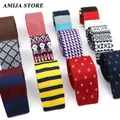 Fashion Men's Colourful Tie Floral Knit Knitted Tie Necktie Print Striped Narrow Slim Skinny Woven