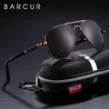 BARCUR Men Classic Pilot Sunglasses Polarized Aluminum Driving Sun glasses Luxury Shades UV400