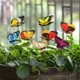 Bunch of Butterflies Garden Yard Planter Colorful Whimsical Butterfly Stakes Decoracion Outdoor