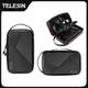 TELESIN Waterproof Carrying Adjustable Space Bag PU for GoPro Hero 11 10 9 8 7 6 Insta360 Osmo