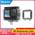 TELESIN For GoPro11 Hero 11 10 9 Waterproof Case Full Scene Underwater Tempered Glass Lens Diving