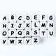 10pcs 12MM Silicone Letters Beads Baby Teething Teethers English Alphabet Letter Bead BPA Free Baby