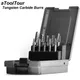 Tungsten Carbide Burrs Set 6mm Shank Double Cut Solid Power Tools Rotary Files Bits for Die Grinder