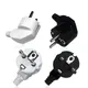 250V 16A Rewirable European Plug 2 Pin 4.8mm GE/FR Industrial Wireless EU Plug With Grounded Plug