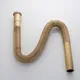 Brass Hose Siphon Flexible Sink Drain Bathroom Kitchen Basin Water Tube Pipe DN30 Sink Waste Set