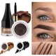 4 Colors Brown Black Eyebrow Cream Enhancers Waterproof Long-lasting Air-cushion Dye Brows Gel