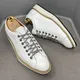 Classic Mens Casual Shoes Genuine Leather Lace-Up Fashion Sneakers Luxury Brand Alligator Print