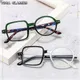 Fashion Round Glasses Frame Women Men Clear Lens Square Glasses Optical Spectacle Goggles Female