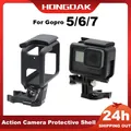 Hongdak Protective Border Frame Camcorder Housing Case For Gopro Hero Go Pro 5 6 7 Black Action