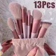 13pcs Soft Makeup Brushes Set Eyeliner Eye Shadow Brush Cosmetic Foundation Blush Powder Blending