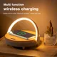 S21 Pro Wood Wireless Chargers LED Lamp Bluetooth Speaker 15W High Power Fast Charging for IPhone