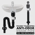 Universal Sink Drain Pipe Set Retractable Deodorant Sewer Drainage Water Hose Wash Basin Drainer