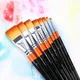 4pcs Professional Nylon Hair Flat Peak Oil Painting Artist Brushes Set Acrylic DIY Watercolor Pen
