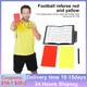 Football Soccer Referee Card Set Football Red and Yellow Card Referee Supplies Wallet Notebook