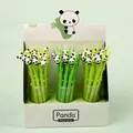 1pc 0.5mm Cute Baby Bamboo Panda Soft Rubber Cute Gel Ink Pen School Office Writing Supply Novelty