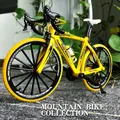 1:10 Foldable Mini Alloy Mountain Bike Model Die-casting Metal Simulation Road Racing Collection