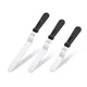 3pcs/Set Icing Spreader Offset Angled Plastic Handle Cake Decorating Tool Stainless Steel Frosting