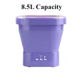 8.5L Big Capacity Foldable Washing Machine Portable Mini Socks Underwear Panties Washing Machine 3