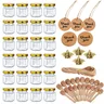 45/60ml Mini Honey Jars Party Favors Set Cute Takehome Gifts In Bulk For Guests In Baby Shower