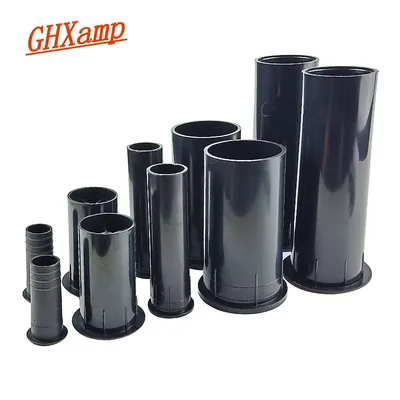GHXAMP 2 inch 4 inch 6.5 inch Speaker Inverted Tube Port Auxiliary BASS Subwoofer ABS Loudspeaker Guide Tube 2PCS