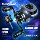 SEASIR Cast-X Double Spool Baitcasting Mico Fishing Reel 7.3：1 High Speed Gear Ratio Fresh Saltwater